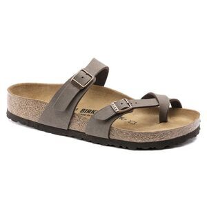 Birkenstocks Taupe Cross Cross Cork Mayari
Birkibuc - Mocha Sandals